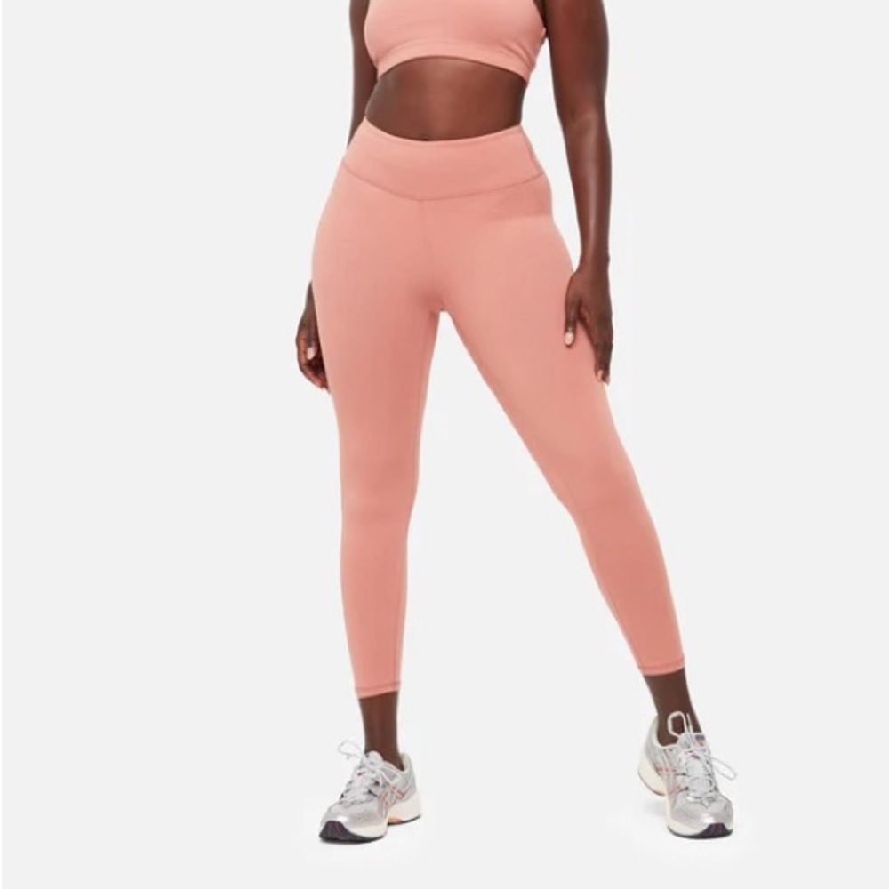 Mate The Label Midi Organic Stretch Leggings Rose